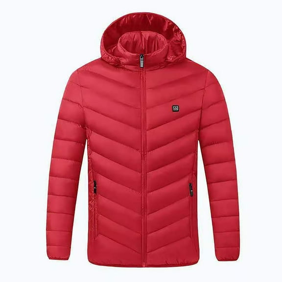 MIUOWANP Heated Jackets for Men Waterproof Outdoor Warm Clothing Heated For Riding Skiing Fishing Charging Via Heated Coat
