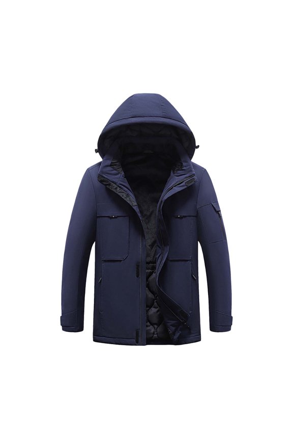 Heated Jackets for Men Work Outdoor Warm Clothing Heated For Riding Skiing Fishing Charging Via Heated Coat
