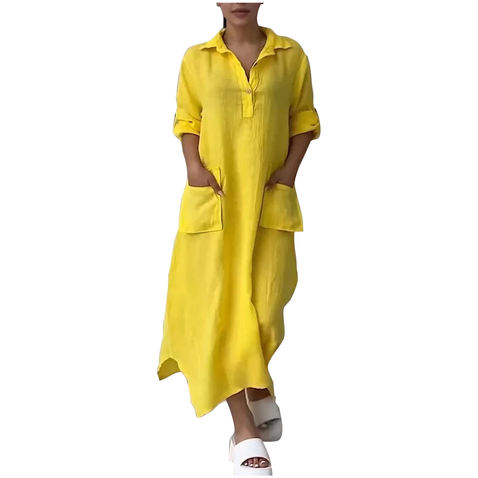 Multiple Spring Clothing MIUOWANP A Line Dresses for Women 2024 Plus Size Hot Sell Casual ...