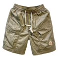 thumbnail image 1 of MIUOWANP Men's Casual Cargo Shorts Fashion Solid Color Loose Stretch Waist Shorts with Multi Pockets Beige XXL, 1 of 4