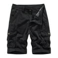 thumbnail image 1 of MIUOWANP Men's Casual Cotton Cargo Shorts with Multi Pocket Solid Color Outdoor Sport and Loose Breathable Short Size M(4)Black, 1 of 3
