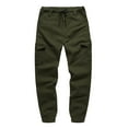 thumbnail image 1 of MIUOWANP Mens Sweatpants with Zipper Pockets Men's Long Casual Sport Pants Trousers Running Joggers Sweatpants M Army Green, 1 of 5