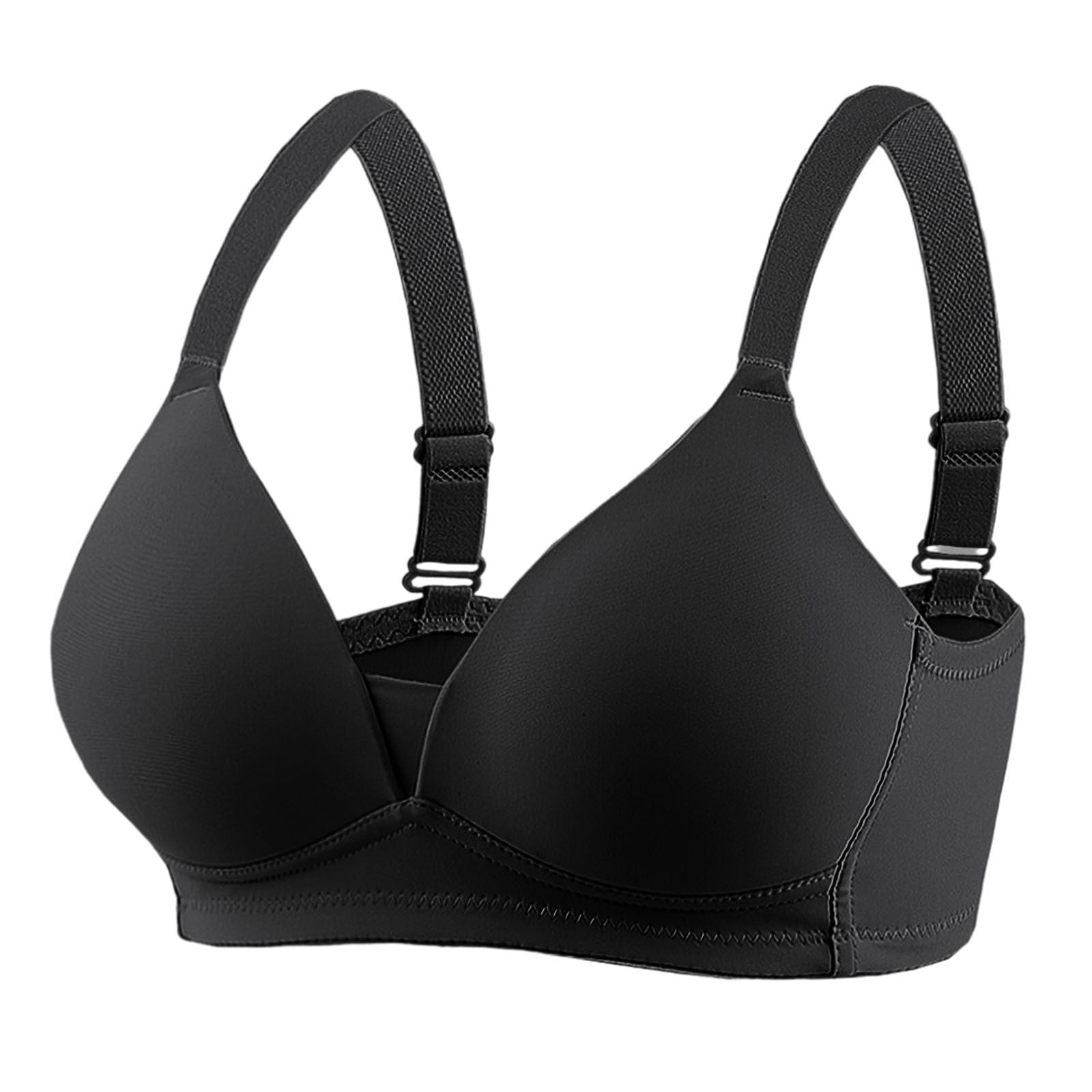 MIUOWANP Women's Bras Push Up Wire-Free Triangular Cup Bra Outstanding ...