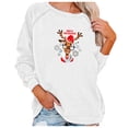 thumbnail image 1 of MIUOWANP Women's Long Sleeve Tops Christmas Fashion Women's Casual Long Sleeve Printed Ladies Short Sweatshirts Tops, 1 of 4