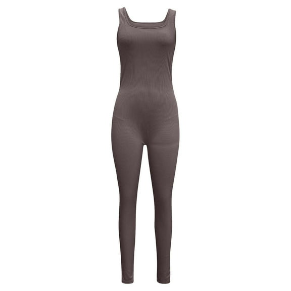 MIUOWANP Women's Shapewear Bodysuits Sleeveless Women Yoga Rompers Ribbed Bodysuit For Women,Sleeveless Shapewear,Sexy Body Sculpting
