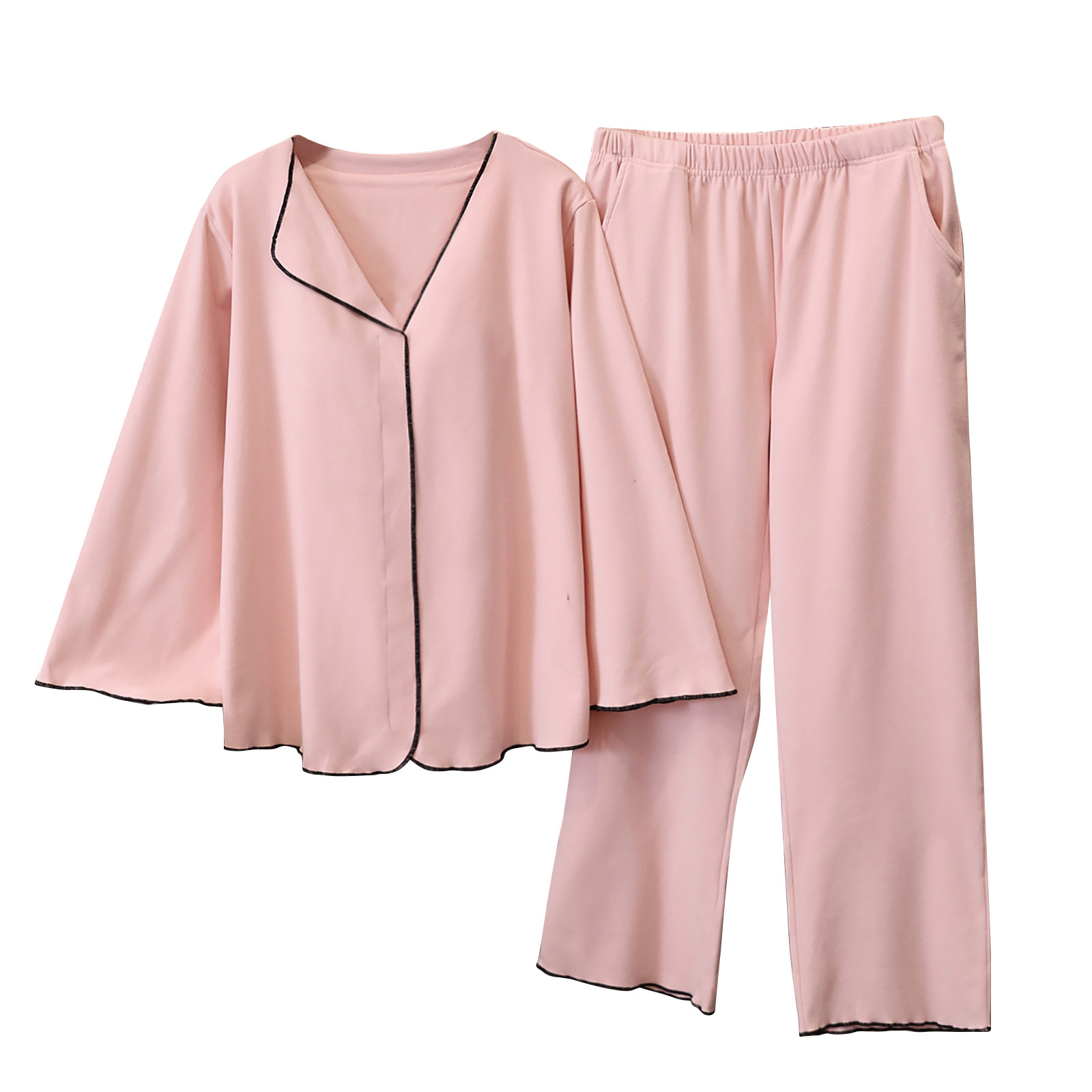 MIUOWANP Womens Big and Tall Pajama Sets Women's Casual Fleece Warm ...