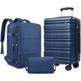 thumbnail image 1 of MIUSSE Carry On Luggae for Airplane, 20 Inch Carry On Suitcase with Spinner Wheels and TSA Lock, Hard Shell Luggage Sets 3 Piece with Travel Backpack, 1 of 7