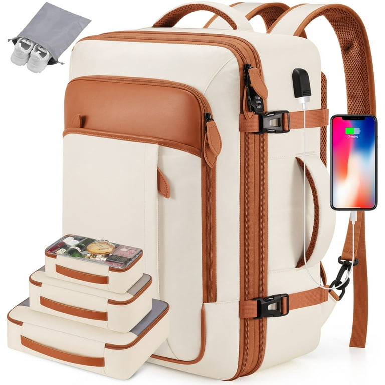 UKEIN Travel Backpack, Expandable 42L, Flight Approved, Waterproof,  Anti-Theft, USB Port - Walmart.com