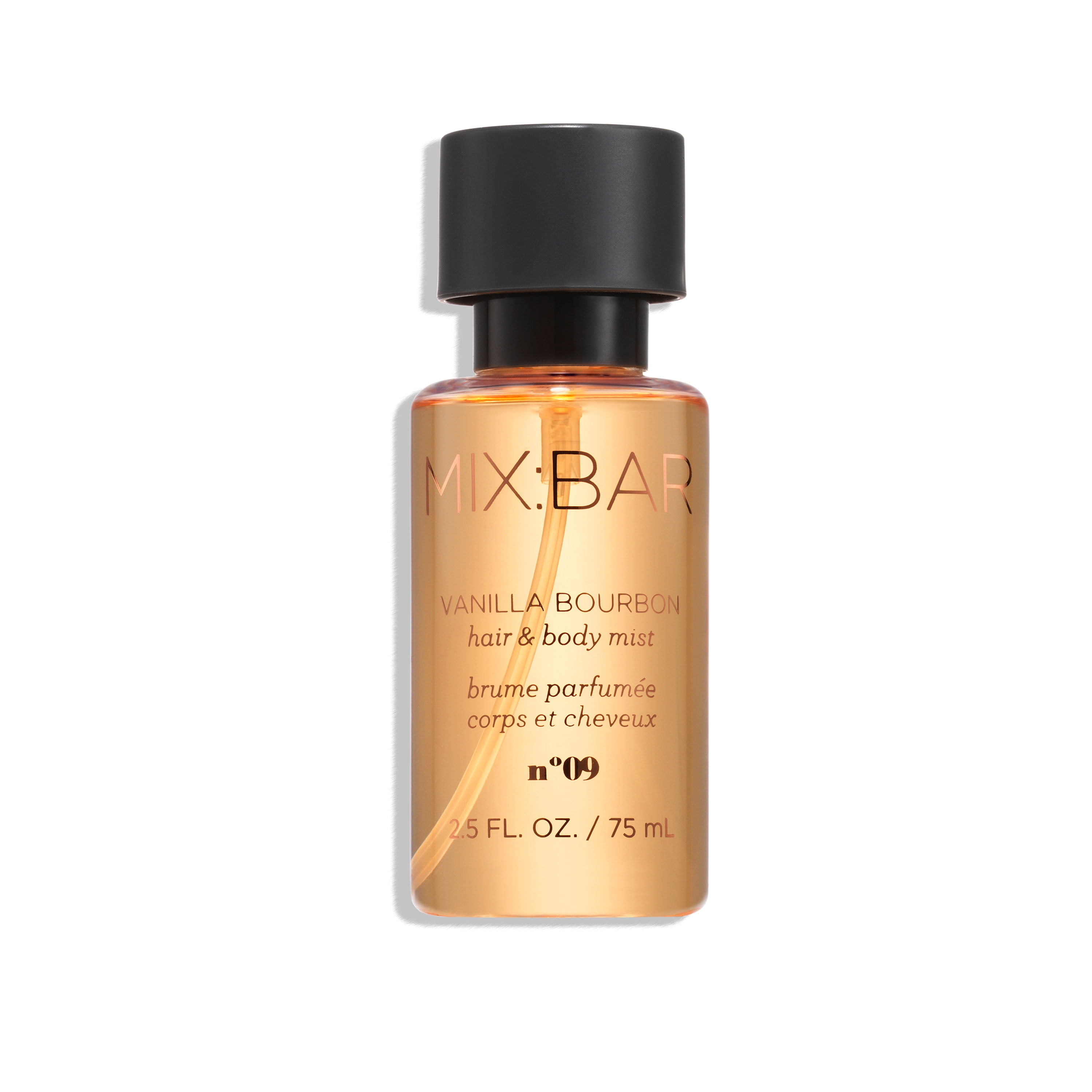 MIX BAR Mini Hair Body Mist Perfume Vanilla Bourbon 2 5 fl oz