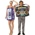 thumbnail image 1 of MIX TAPE DRESS and BOOM BOX COUPLE, Adult (Two costumes), 1 of 4