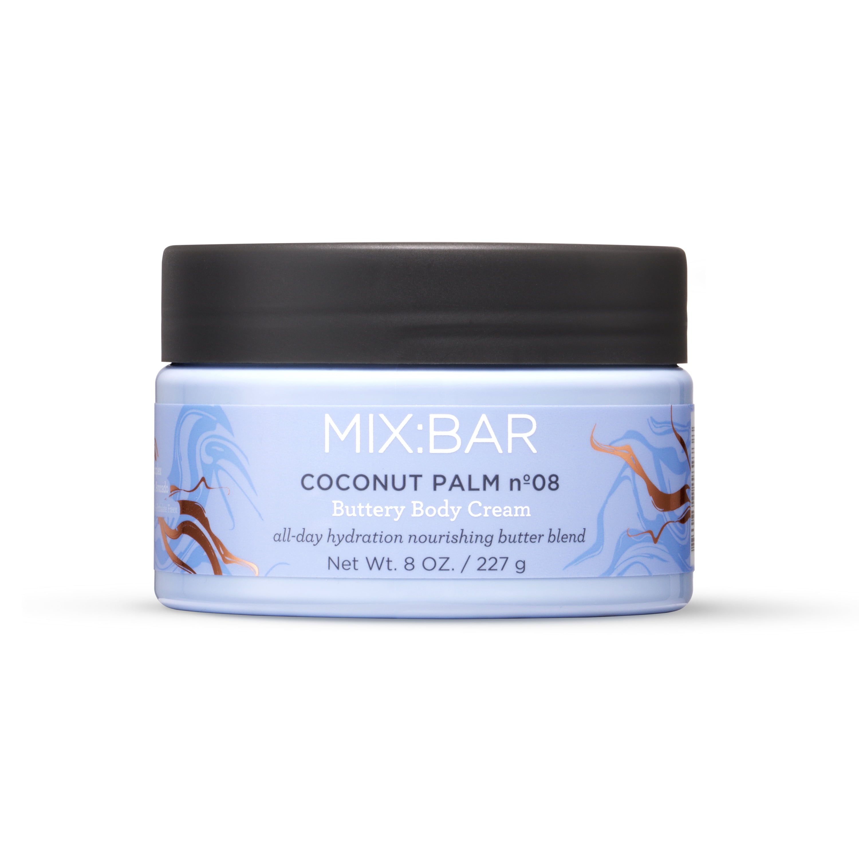 MIX:BAR Coconut Palm Moisturizing Body Cream with Shea Butter, 8fl oz