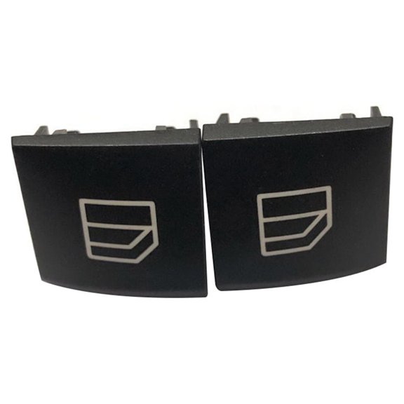 MIXFEER 2Pcs Driver Window Switch Button Cover for Mercedes B Class W245 ML GL R Class