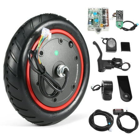 MIXFEER 350W Electric Scooter Motor Wheel Engine Motor Driving Wheel with Motherboard Controller Instrument Panel Electric Scooter Accessories for M365 Pro