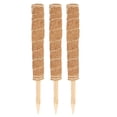 thumbnail image 1 of MIXFEER 3Pcs 450mm Coir Totem Pole Moss Stick Fibre Plant Climbing Plant Support Totem Pole for Plant Support Extension, 1 of 7