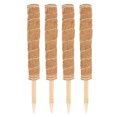 thumbnail image 1 of MIXFEER 4Pcs 450mm Coir Totem Pole Moss Stick Fibre Plant Climbing Plant Support Totem Pole for Plant Support Extension, 1 of 7