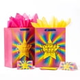 thumbnail image 1 of MIXMECY 16.5" Large and Extra Large Gift bags for Birthday Party with Tissue Paper, CardSurprise envelope, 1 of 5