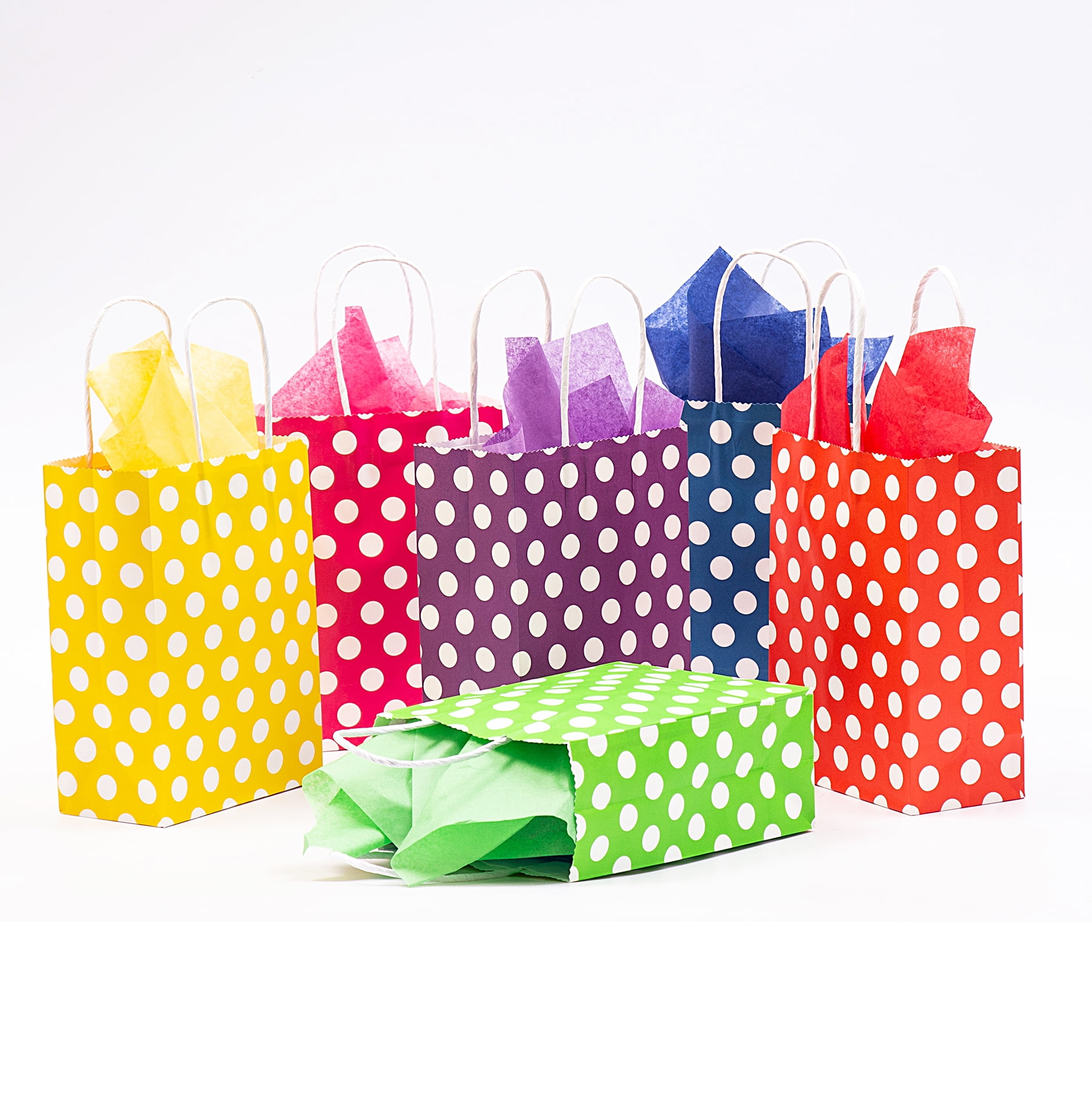 Colored gift bags with handles discount