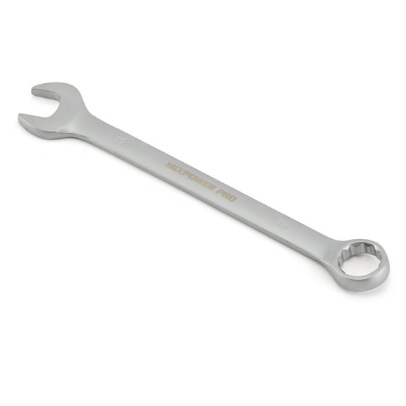MIXPOWER PRO Combination Wrench Set, Metric, 19mm, 12 Point, Chrome Vanadium Steel