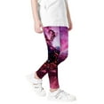 thumbnail image 1 of MIXUE Baby Girls Pants Galaxy Print Athletic Leggings Comfortable Space Themed Casual Tights Outwear,Black,18-24 Months, 1 of 3
