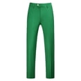 thumbnail image 1 of MIXUE Mens Cargo Pants Solid Color Classic Veneer Crease Flat Head Chinos Mature Straight Leg Sweatpants for Men Daily-Wear,Green,XXXXXXL, 1 of 2