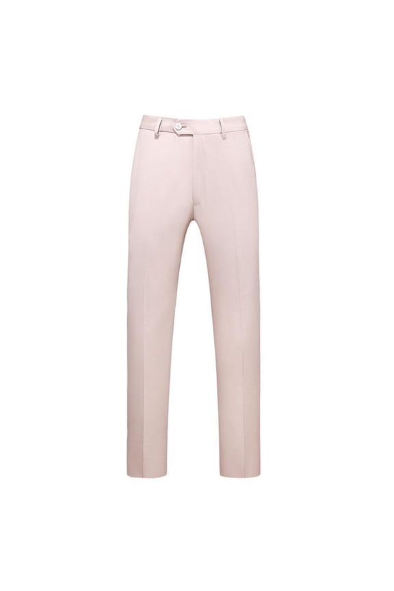 Mens Cargo Pants Solid Color Classic Veneer Crease Flat Head Chinos Mature Straight Leg Sweatpants for Men Streetwear,Beige,XL