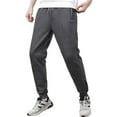 thumbnail image 1 of MIXUE Mens Cargo Pants Solid Color Winter Lined Jogger Cold Weather Warmth Thickened Running Jogger Drawstring Sweatpants for Men Streetwear,Gray,XXXXL, 1 of 9