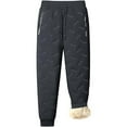 thumbnail image 1 of MIXUE Mens Cargo Pants Solid Color Winter Warm Thick Lined TrackActive Thermal Joggers With Zipper Pockets Sweatpants for Men Daily-Wear,Gray,XXXXXXL, 1 of 4