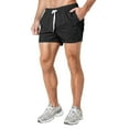 thumbnail image 1 of MIXUE Mens Shorts Summer Solid Color Sports Casual Running Thin Gym Exercise Mens Workout Shorts Sportwear,Black,XL, 1 of 5
