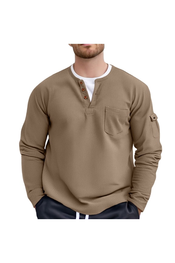 Mens T-Shirts Solid Color Round Neck Short Sleeve Fashion Two Double Layer V Neck Splicing Large Size Base Pullover Tops T Shirts Activewear,Brown,S