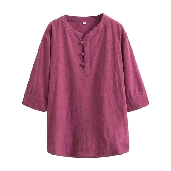 MIXUE Shirts For Men Summer Solid Color Round Neck Short Sleeve Casual Pullover Tops Tshirts Activewear,Red,XL