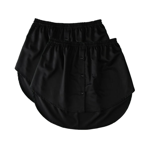 MIXUE Skirts For Women Summer Solid Color Elastic Waist Ruffled 2Pc Mini Skirt Streetwear,Black,XL