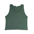 thumbnail image 1 of MIXUE Toddler Girls T-Shirts & Tank Tops Summer Solid Color Round Neck Sleeveless Vest Casual Beach Pullover T-shirts Holiday Wear,Green,4-5 Years, 1 of 5