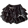 thumbnail image 1 of MIXUE Womens Skirts Solid Color Fashionable Casual Pleated Tunics Tutu Mini Skirt Outwear,Black,XL, 1 of 3