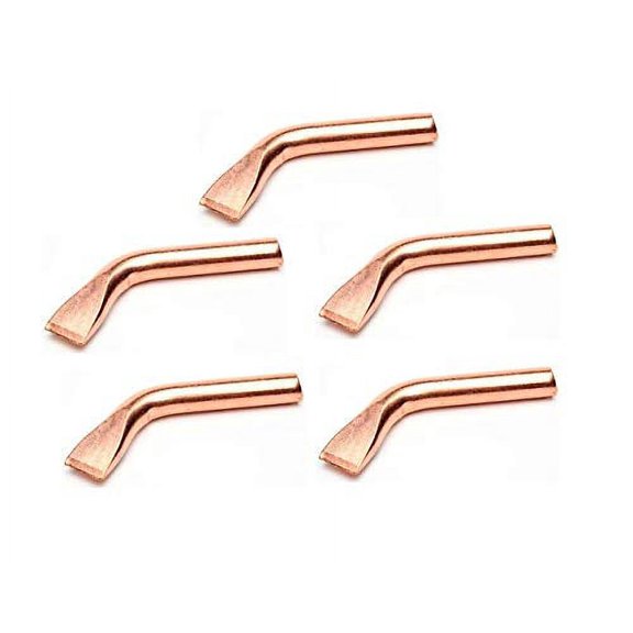 MIYAKO 100 Watts Chisel Style Solder Tip Set of 5 Replacement for Model 74B8100 and 74B150 Soldering Irons (P-11)