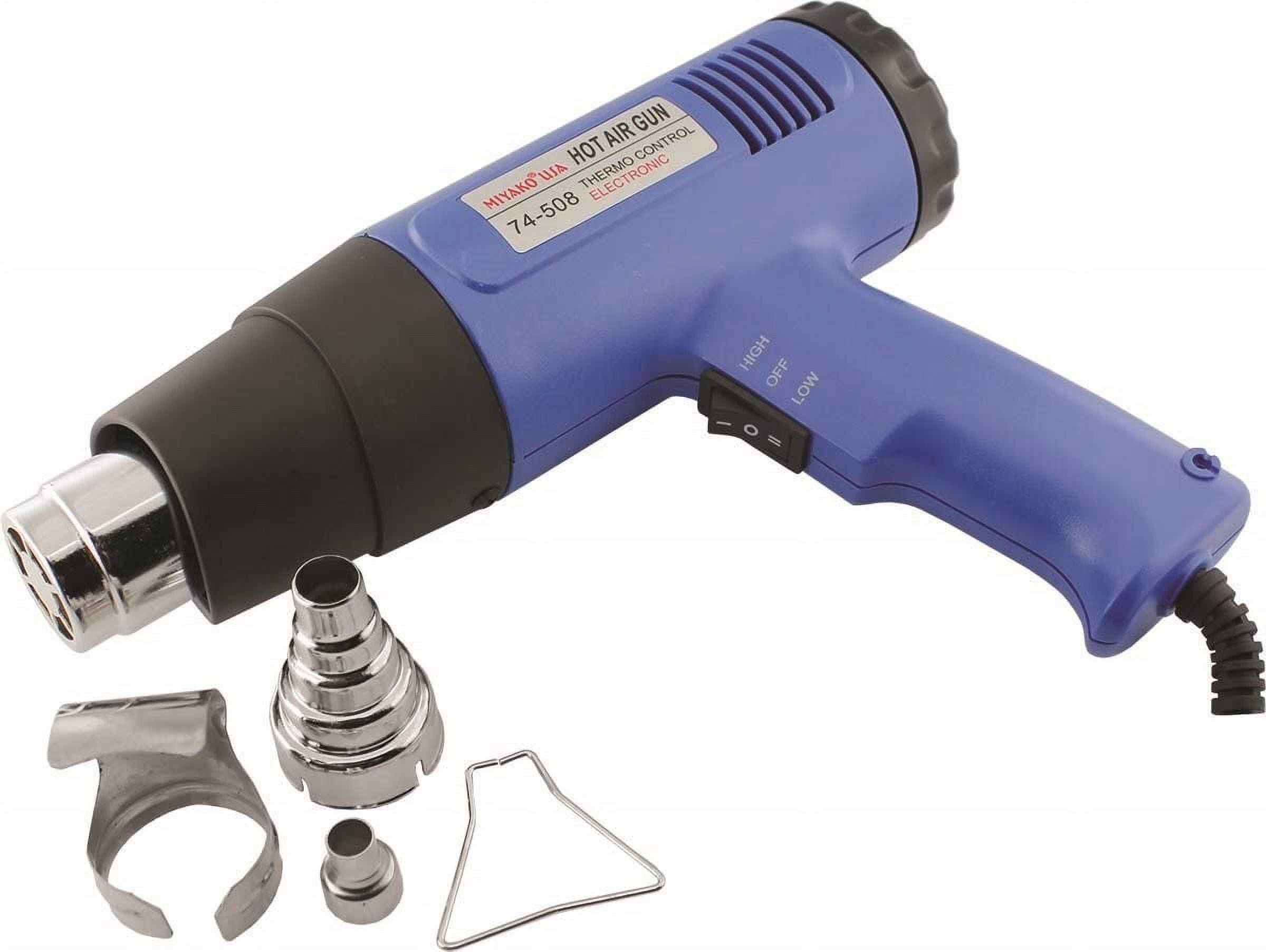 MIYAKO 1500 Watt Heat Gun And Different Nozzles - Reflector