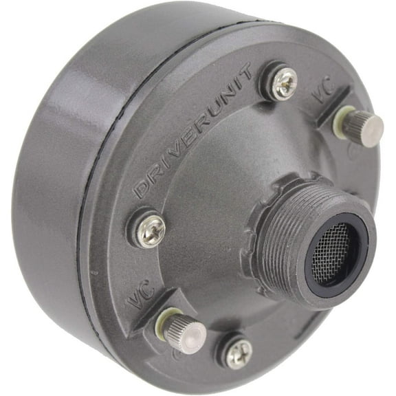 MIYAKO 60 Watt 16 ohms Speaker Compression Driver - Mid Range Unit with Aluminum Body and Neodymium Diaphragm Screw on Type (DU-60)