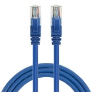 MIYAKO USA Ethernet Patch Cable 25 Feet - Supports Cat6 / Cat5e / Cat5 Standards, 550MHz, 10Gbps - RJ45 Computer Networking 4 Pair Cord Blue 23-N001-25BL