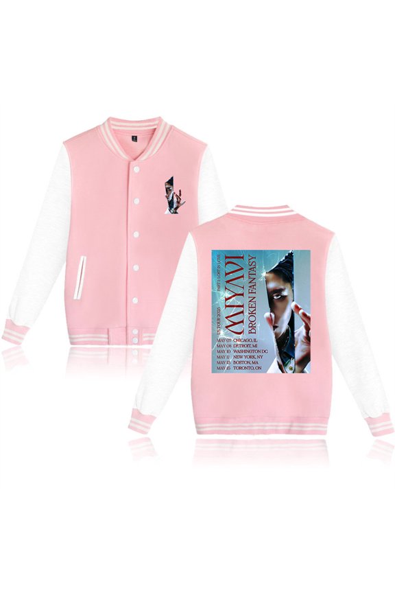 MIYAVI Broken Fantasy Tour 2025 Unisex Baseball Jacket - Hip Hop Streetwear