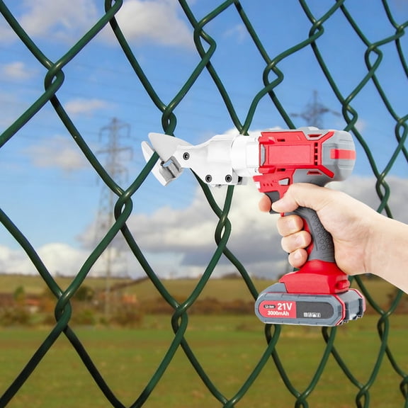 MIYIOKON 21V Metal Shear, Electric Cutter Shear, Speed Swivel Head, Emergency Brake Function, Safety Lock
