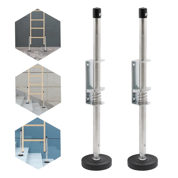 MIYIOKON 330lbs Adjustable Ladder Stabilizer, Ladder Leveler Pair, Extension Ladder Leg Ground Leveler