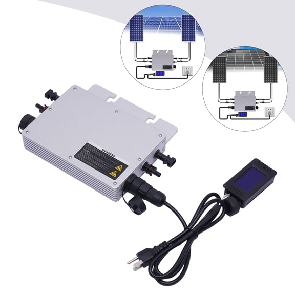 MIYIOKON 700W 110V Aluminium Alloy Solar Grid Tie Micro Inverter DC54V, Self Cooling, IP65 Waterproof