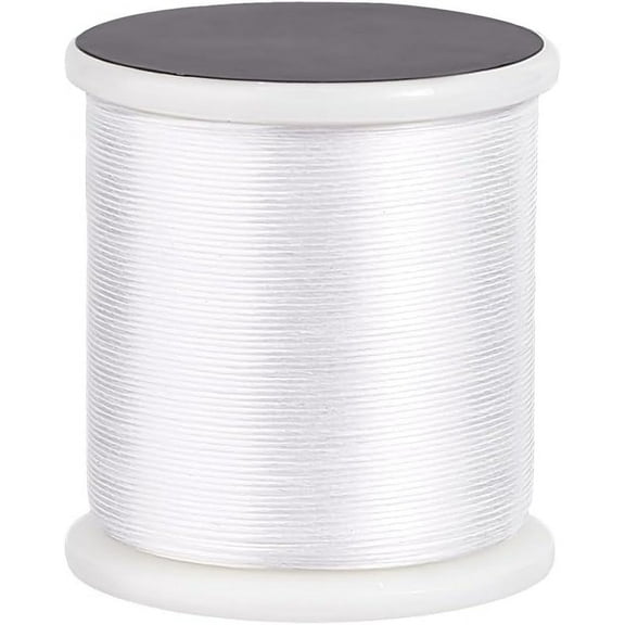 MIYUKI Beading Nylon Thread B 330 DTEX/0.203mm/0.008" for Seed Beads #1 Ghost White 0.16mm 55 yards(50 meters)/roll