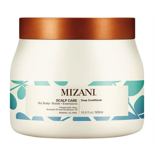 MIZANI Scalp Care & Dandruff Relief Deep Conditioner with Aloe, Avocado & Sunflower Oil, 16.9 fl oz