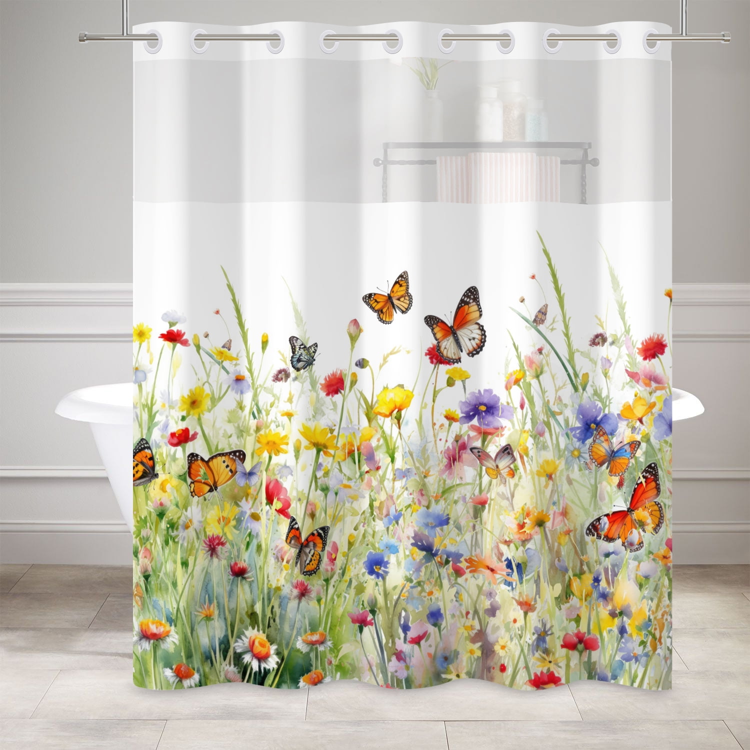 Wildflower Calm Shower Curtain NCU0NNT2953