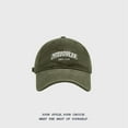 thumbnail image 1 of MIZOOBEAR Men's Soft Top Wide Brim Baseball Cap with Sanded Finish and Triple Embroidery Design for Fall Winter Season, 1 of 3