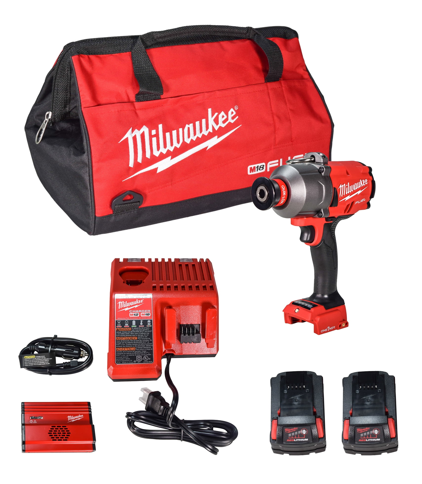 Milwaukee 2865-22 18V Brushless Cordless 7/16" Hex Impact Wrench Kit