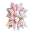 thumbnail image 1 of MInHoues 15.75" Easter Bunny Quilted Door Hanging Sewing Kit, Spring Pastel Floral Fabric Wall Decor Craft Project, DIY Farmhouse Tabletop Centerpieces for Seasonal Home Entryway, 1 of 4