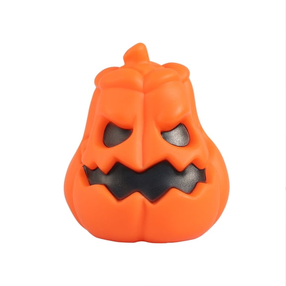 MInHoues 2.7 inch Halloween Pumpkin LED Light, Mini Spooky Carved-Face Night Light for Halloween Party Tabletop Decor,Halloween Gift for Kids