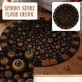 thumbnail image 1 of MInHoues 3D Optical Illusion Round Halloween Rug 40 Inch, Dense Eyeball Vortex Circular Floor Mat, Non Slip Creepy Area Rug for Indoor Living Room Entryway Halloween Home Party Decor, 1 of 5