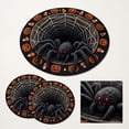 thumbnail image 1 of MInHoues 3D Optical Illusion Round Halloween Rug 40 Inch, Giant Spider Web Hole Circular Floor Mat, Non Slip Spooky Area Rug for Indoor Living Room Entryway Halloween Home Party Decor, 1 of 8